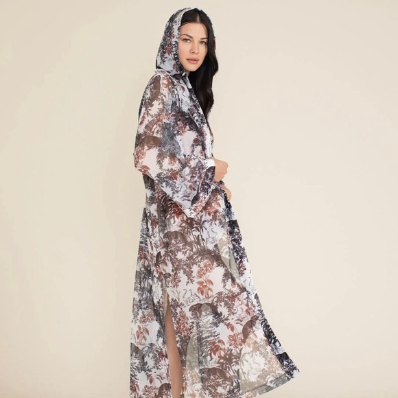 SpiritHoods Other - SpiritHoods Festival Kimono Jungle Animal Print Mesh Hooded NWT Size S/M